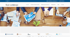 Desktop Screenshot of buzz-webdesign.com